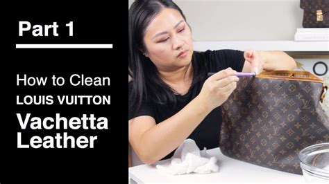 vachetta leather cleaning process.